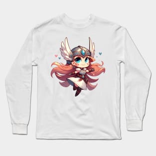 Cute Valkyrie Long Sleeve T-Shirt